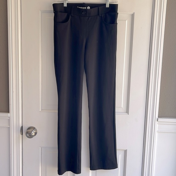 Betabrand Women's Black Pants size Medium Petite comfy stretch professional - Picture 6 of 9